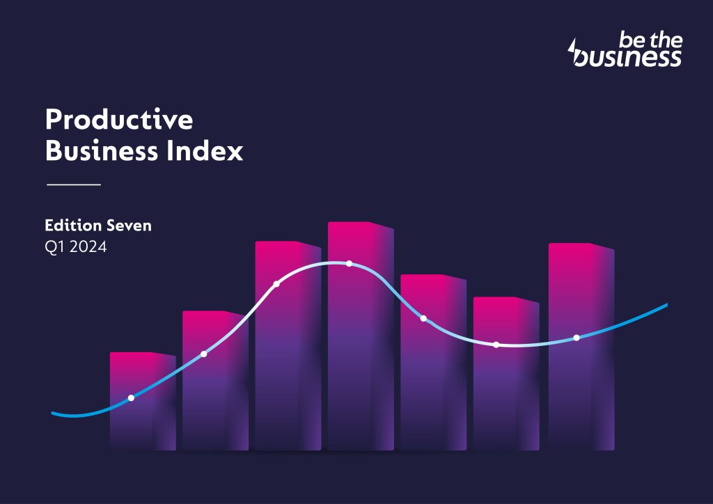 Front cover graphic of the Productive Business Index - Edition 7.